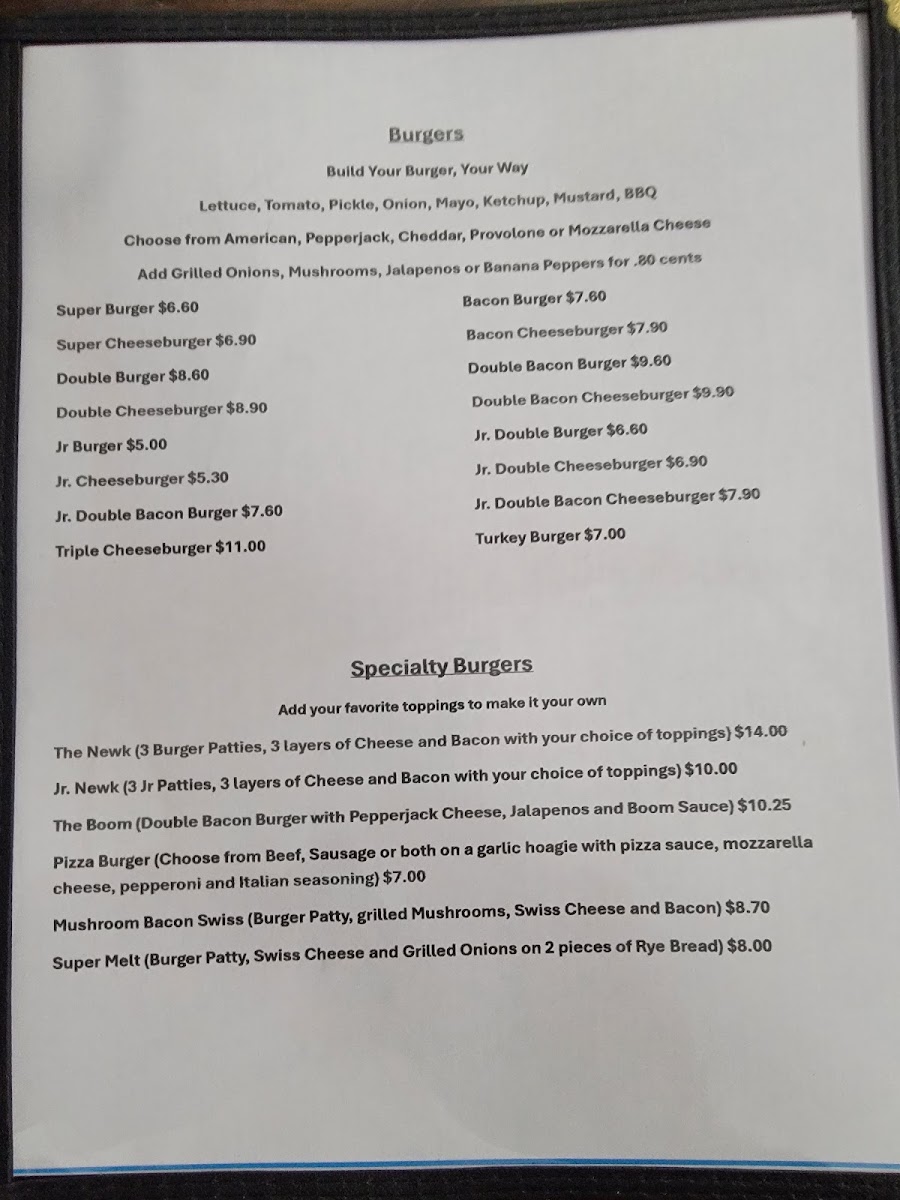 The Super Burger Menu - Image 5